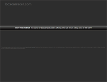 Tablet Screenshot of boxcarracer.com